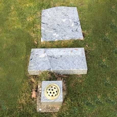 faulty headstone installation